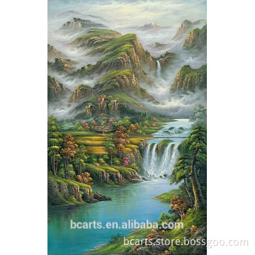 Natural beautiful scenery art painting for home decoration